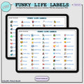 Life Labels - 100 Digital Planning Labels
