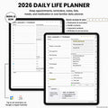 2026 Daily Life Planner + Free 2027 & 2028 Daily Life Planner