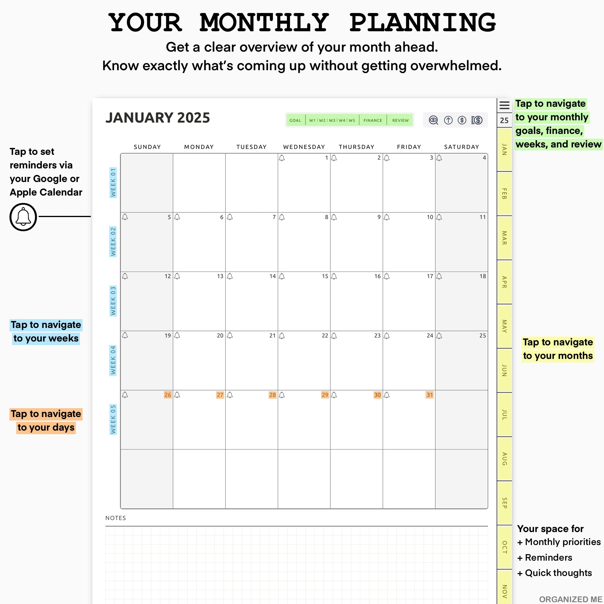 2025 Digital Planner (Free 2026 Planner)