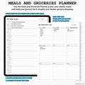 Meals and Groceries Planner